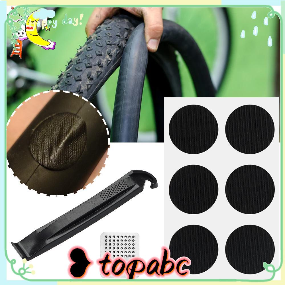 TOP 6 Pcs Karet Patch Piece Cycle Supplies Aksesoris Bersepeda Luar Ruangan Sepeda Pemeliharaan Tusukan Repairing Tools