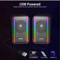 Speaker Gaming KISONLI X22 Super Bass Portable RGB
