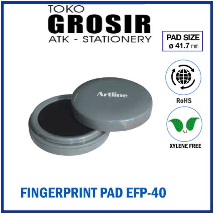 

Bantalan Stempel Sidik Jari Cap Jempol Notaris Tinta ARTL Fingerprint Pad Finger Print ≈ Trodat 9094 2