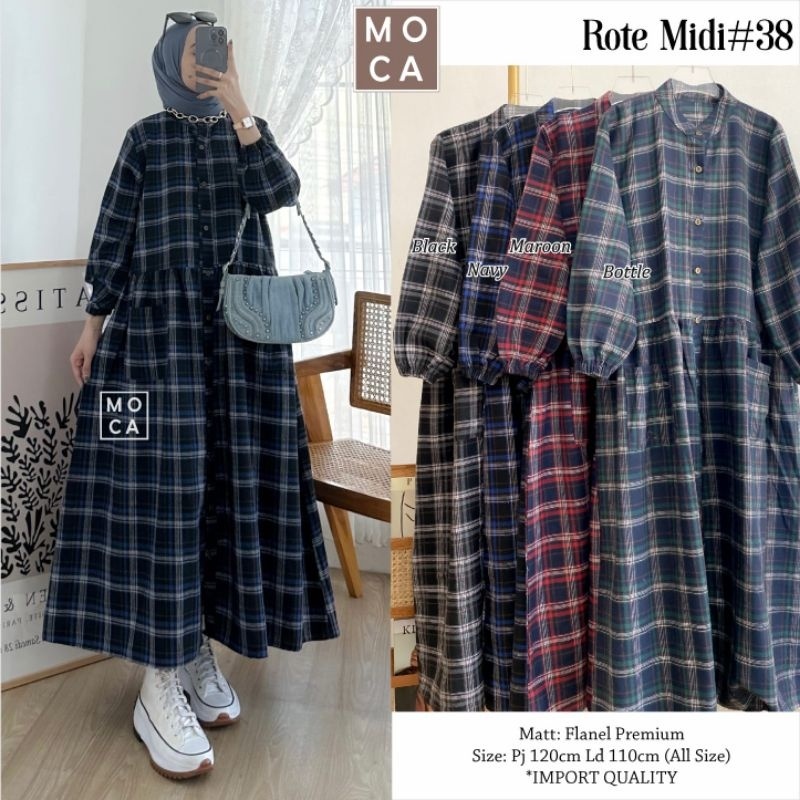 ROTE MIDI #39 ORI MOCA | Ld120 Flanel Premium