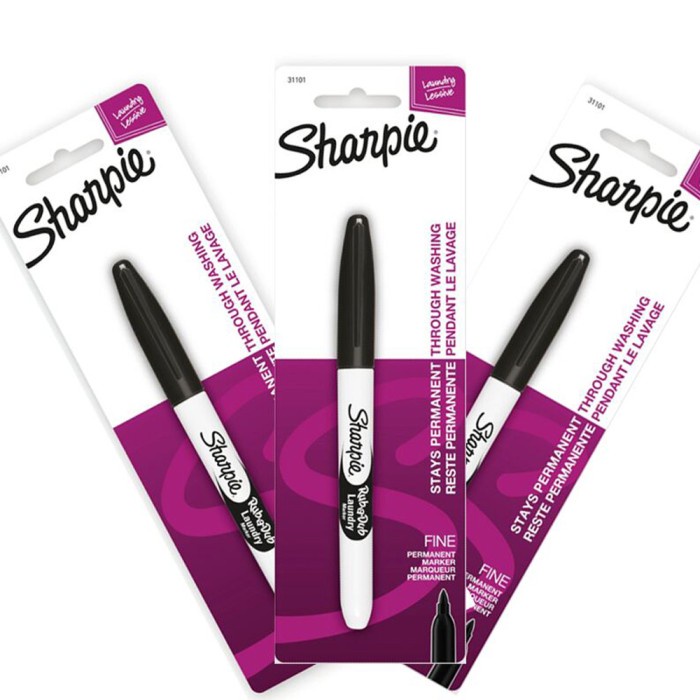 

Sharpie Rub-A-Dub Laundry Marker Fabric Spidol Kain Cloth Stained Permanent