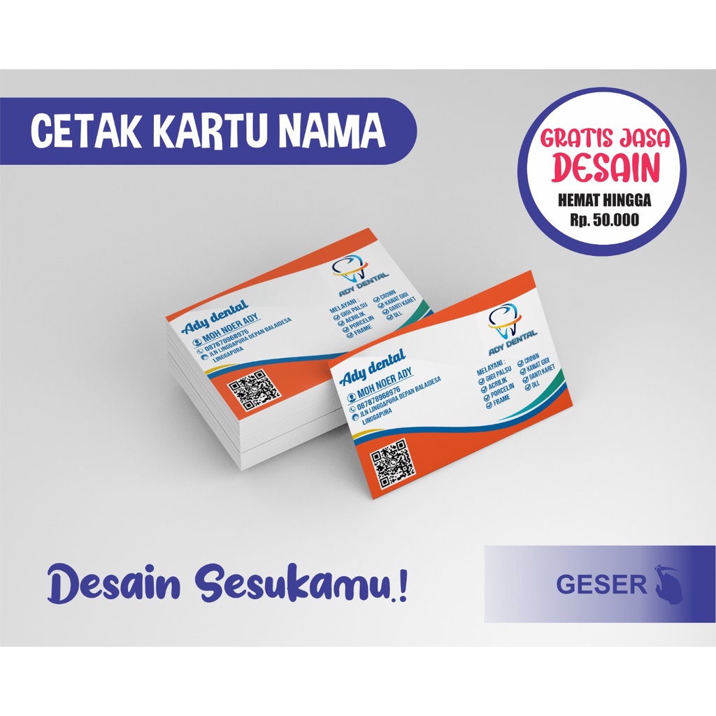 

CETAK KARTU NAMA CUSTOM