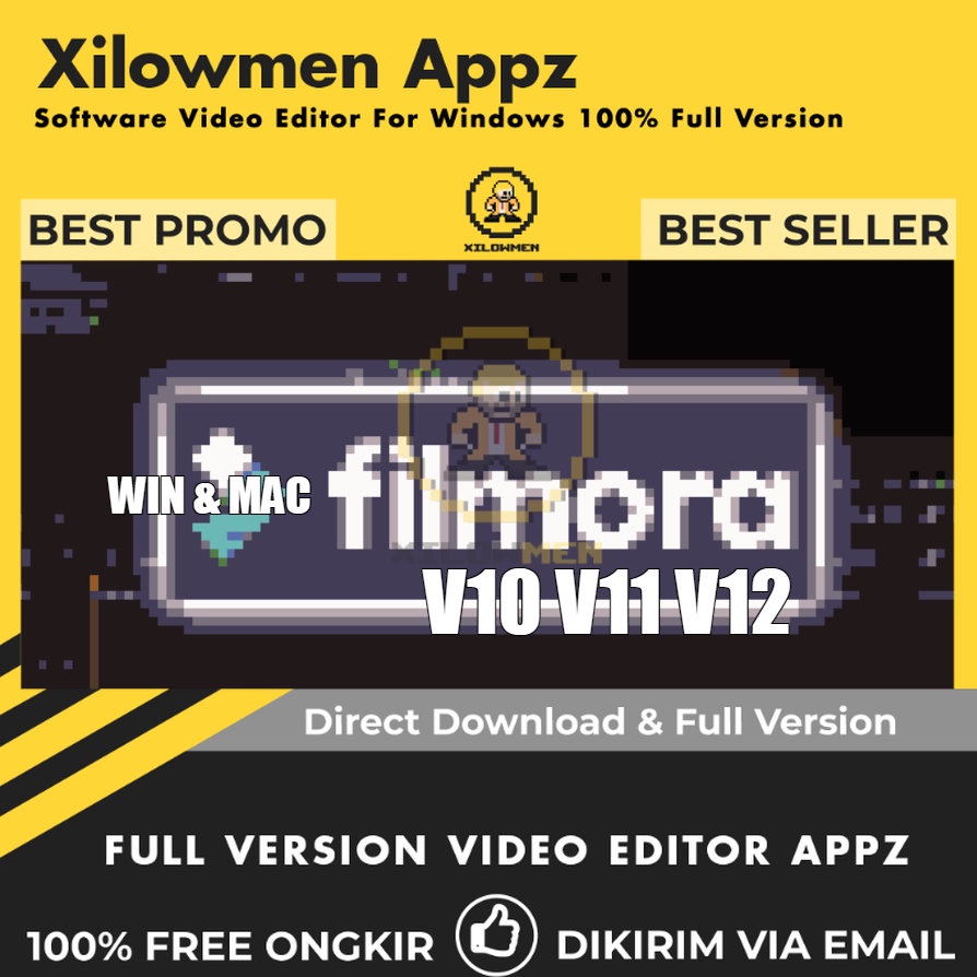 [Win/Mac] Filmora 13 TANPA WATERMARK Video Editor Buat video menakjubkan dengan mudah dan cepat dan Kemudahan editing video dengan berbagai fitur canggih cocok untuk youtuber dan konten kreator dibantu dengan AI di versi terbaru efek visual template