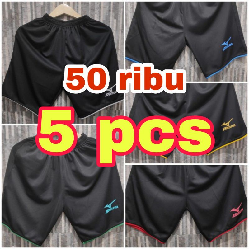Celana Volly Mizuno Futsal Fitness Jogging Celana Olahraga Paket Ekonomis 50 dapat 5