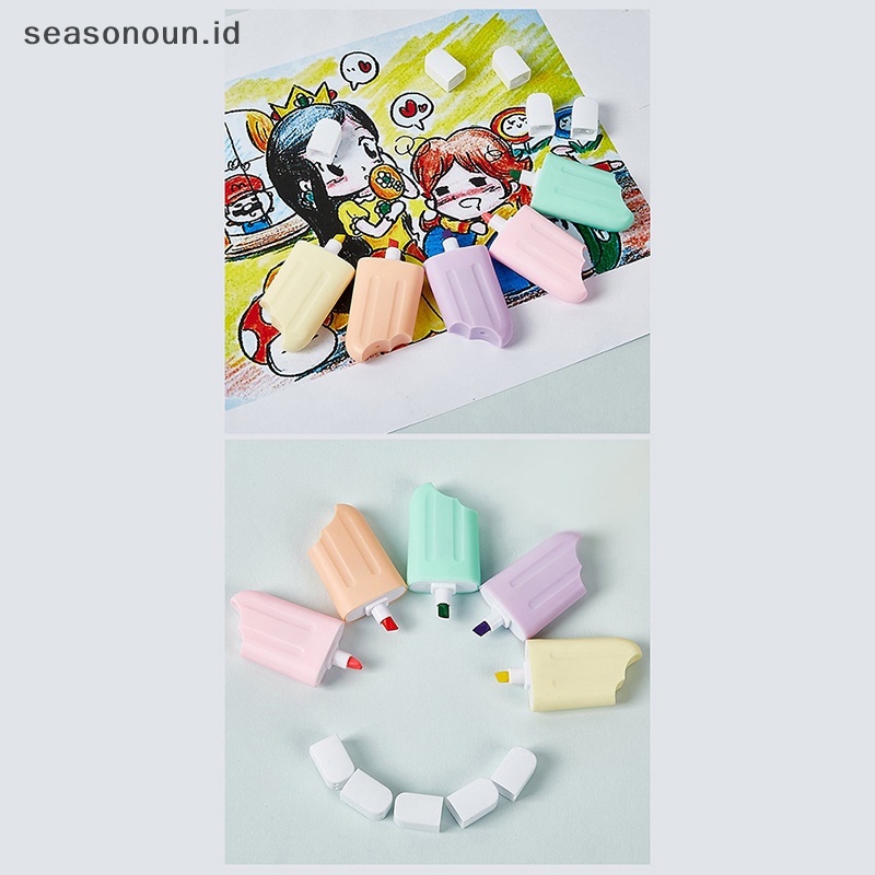 Suketeasonoun 6k/set lebih tinggi kawaii spidol dessy dessylbum diary gel pens alat tulis siswa art maroccochool &amp; perlengkapan kantor sukethild .