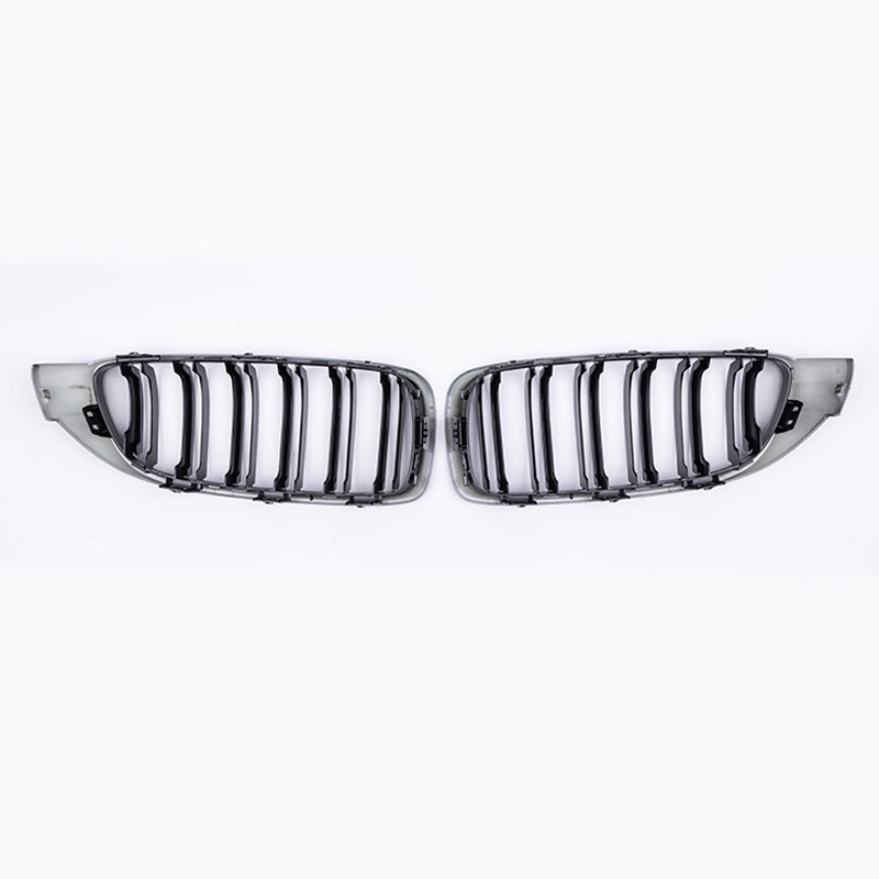 BMW Gloss Hitam Double Slat Grill Depan untuk BMW 4 Series F32 F33 F36 M3 F80 M4 F82 12-18 Suku Cadang Mobil