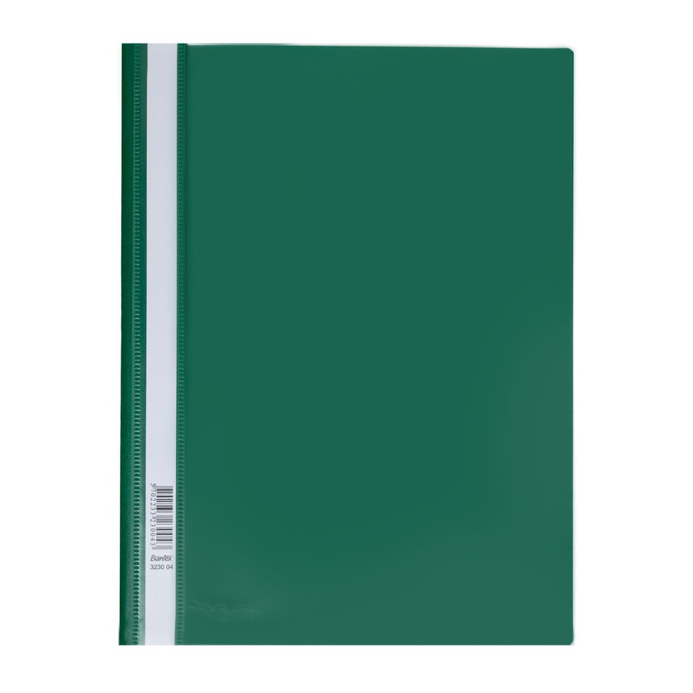 

[Artomas] Bantex Quotation Folders with Coloured Back Cover A4 Green3230 04