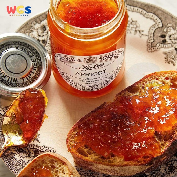Wilkin &amp; Sons Selai Tiptree Apricot Conserve Jam Preserve Spread 340g