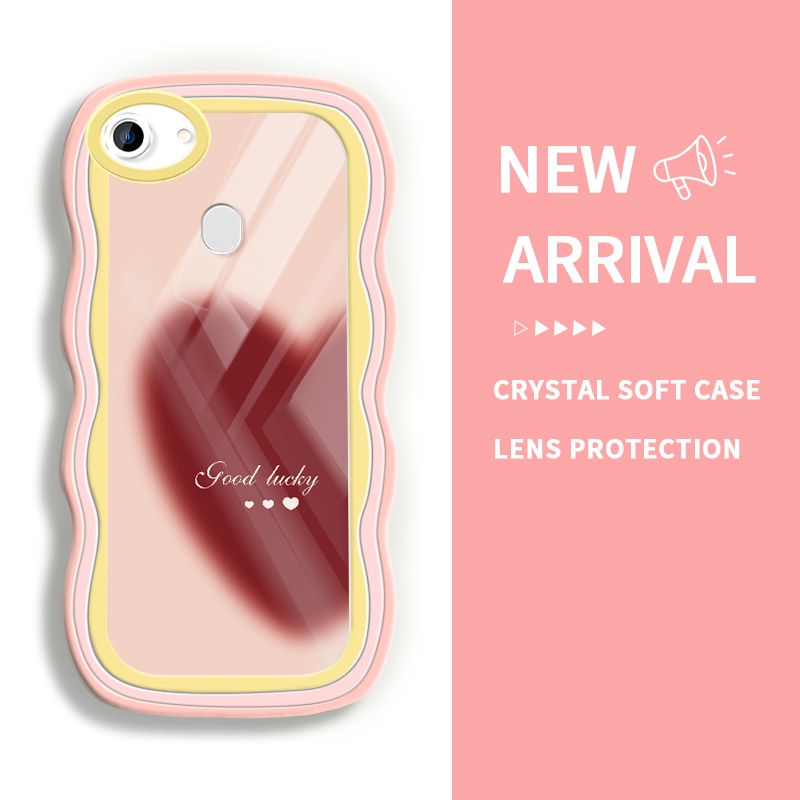 JBIMA Transparan Silicon Case Lucky Love SoftCase For Oppo F5 F5 Youth F9 F9 Pro A7X A9 2019 A9x A79