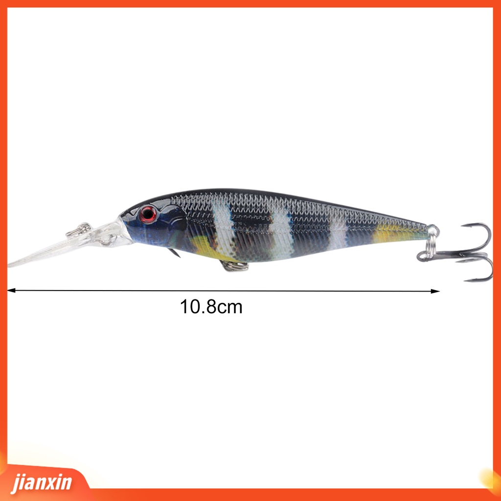 (In Stock) 10.8cm /8.5g Umpan Pancing Penembus Kuat Menggoda Tajam Buatan Mengambang Popper Umpan Keras Untuk Pemancing