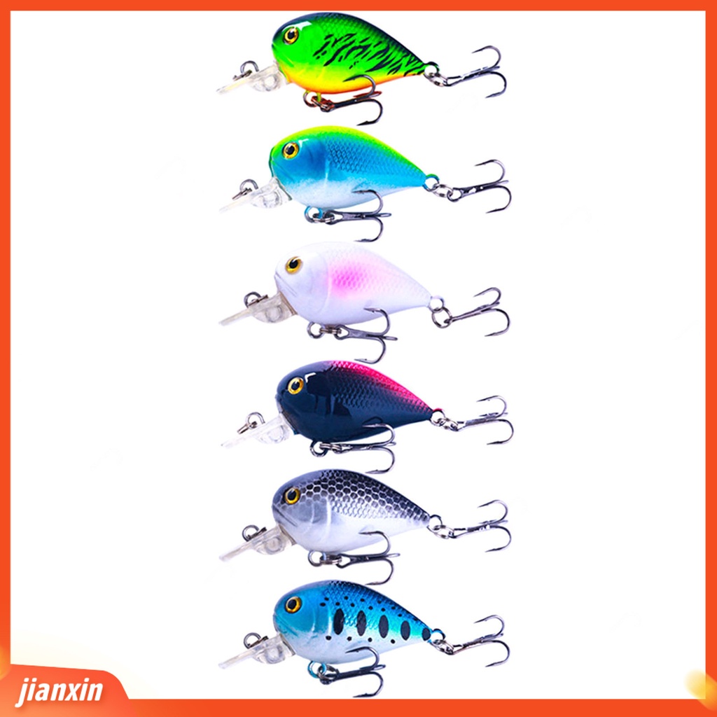 (In Stock) 5cm 5.5g Andal Umpan Pancing Bentuk Realistis Tahan Korosi Aksesoris Tahan Lama Umpan Palsu Perlengkapan Memancing