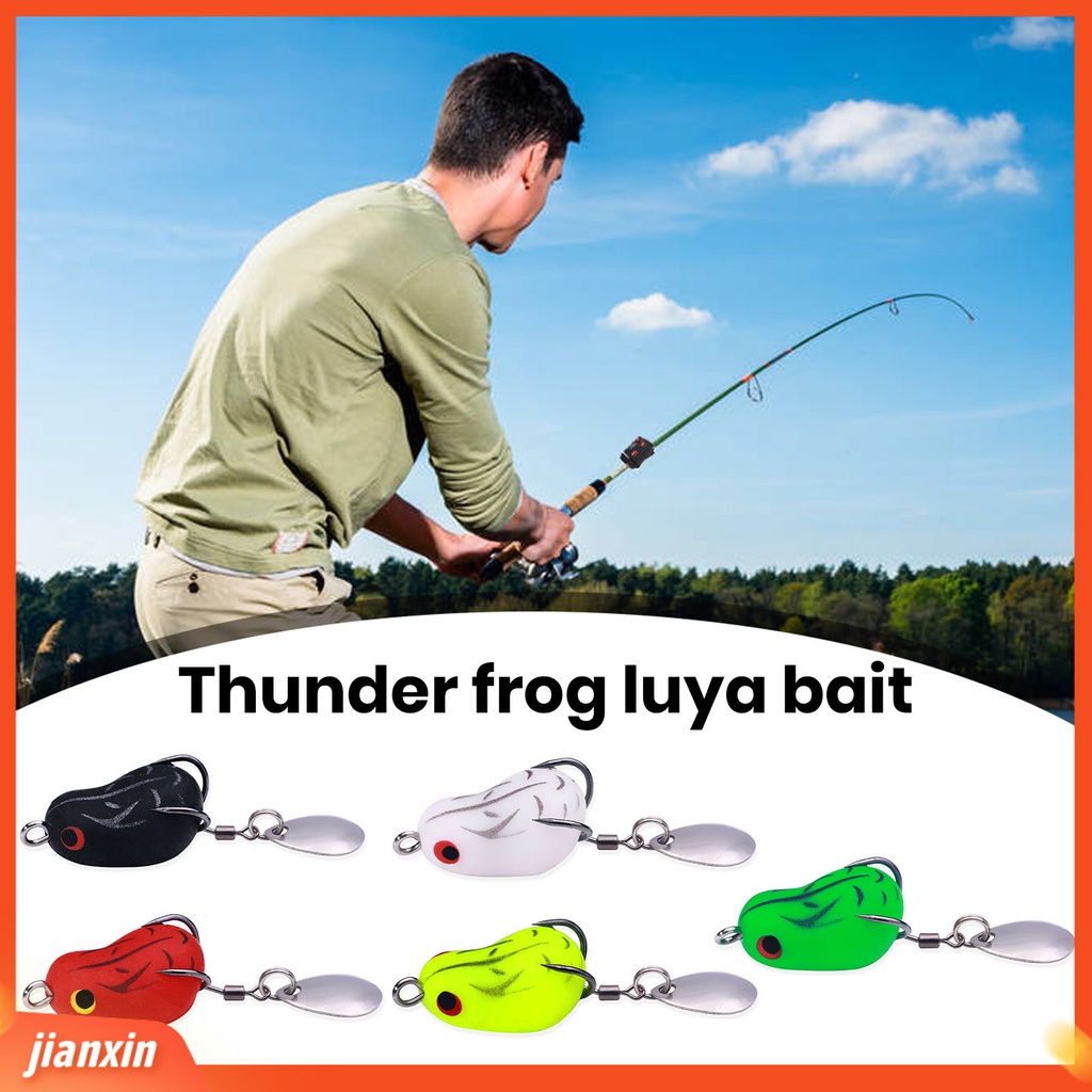 (In Stock) 1set 2.5cm Umpan Bionic Realistis Fisheye Simulasi Tahan Gigitan Tajam Kait Angling Panjang Casting Kodok Bionic Lure Memancing Luar Ruangan