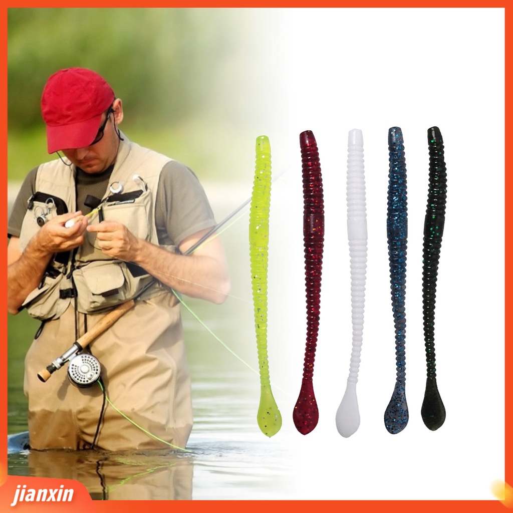 (In Stock) 8Pcs /Set Umpan Pancing Kedip Desain Chip Efek Umpan Tinggi Cacing Apung Portabel Seperti Umpan Untuk Outdoor