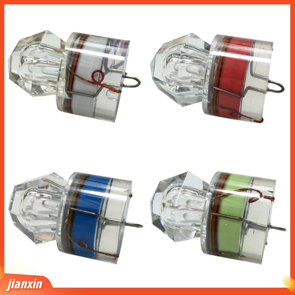 (In Stock) LED Deep Sea Underwater Diamond Berkedip Memancing Cahaya Cumi Strobo Umpan Lure