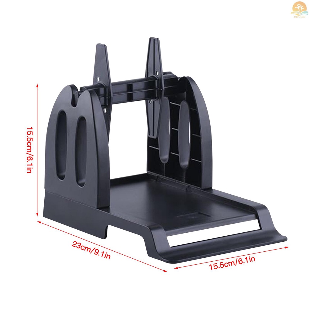 In Stock Label Holder for Desktop Thermal Label Printer 2in1 Roll &amp; Fan-Fold Stack Labels Paket Pengiriman Sticker Dispenser Lepas Pasang Untuk Pengiriman Supermarket Toko Eceran