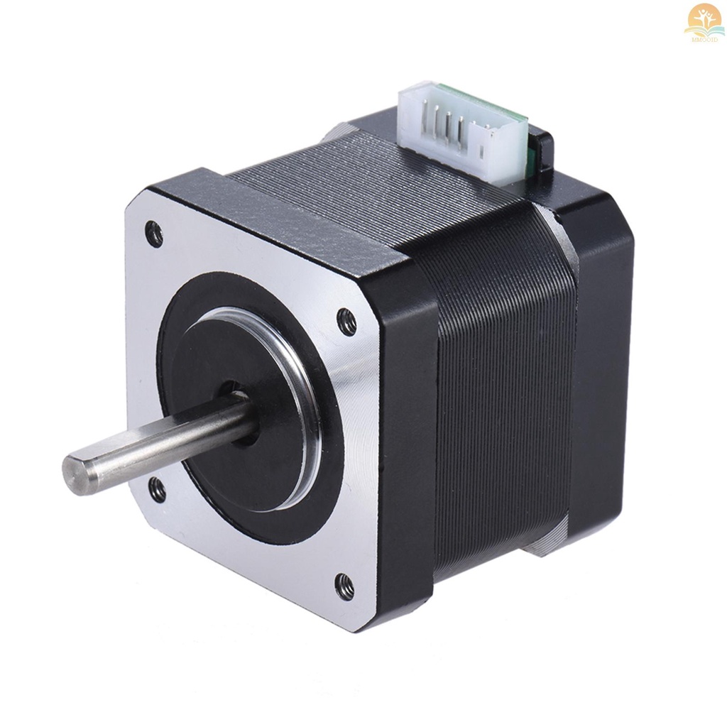 In Stock 1pcs Nema 17stepper Stepping Motor Drive Control 2phase 1.8 Derajat 0.9A 0.4N.M 42mm Dengan Kabel Timah 90cm 3D Printer/CNC Pengganti Aksesori