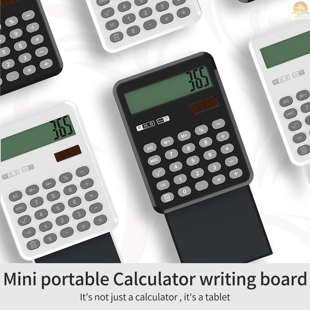 In Stock Calculator Desktop Calculators with LCD Writing  12 Digits Display 4inches LCD Screen with Stylus Erase Button Thin and lightweight Design for Students Daily and Bas