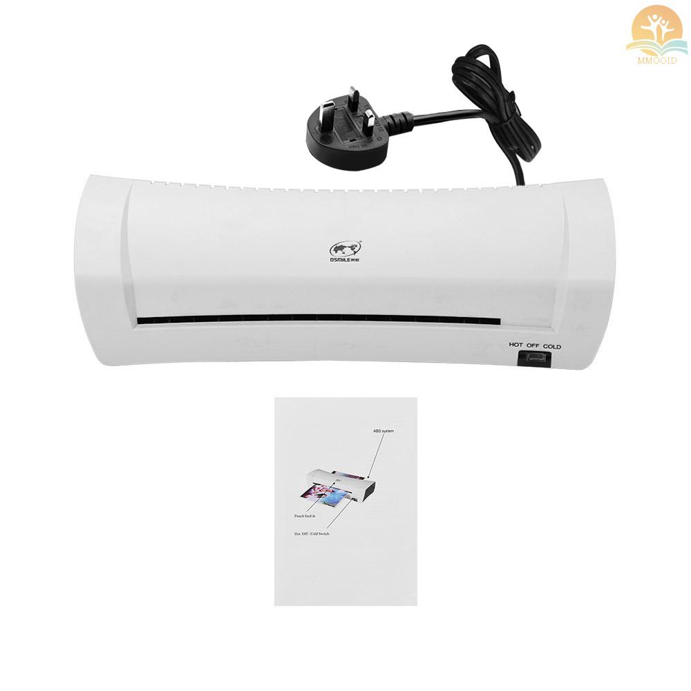 In Stock OSMILE SL200 Mesin Laminator Panas Dan Dingin Mesin Laminating Dua Rol Ukuran A4 Untuk Dokumen Foto Gambar Kartu Kredit Perlengkapan Elektronik Kantor Sekolah Rumah
