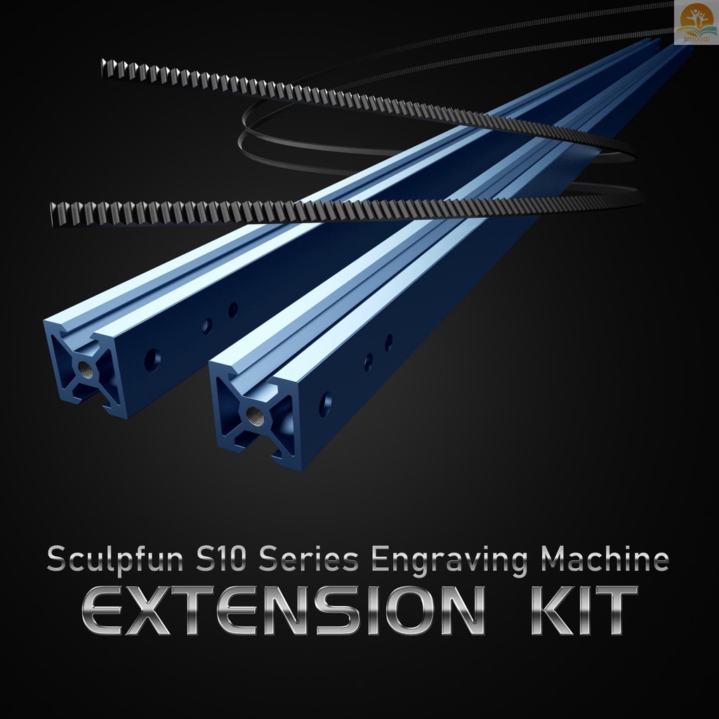 In Stock Sculpfun S10 Engraving Area Expansion Kit Untuk Sculpfun S10 Mesin Ukir Y-axis Extension Kit Engraving Area Ke Poros Aluminium Slot V 940x410mm Langsung Pasang