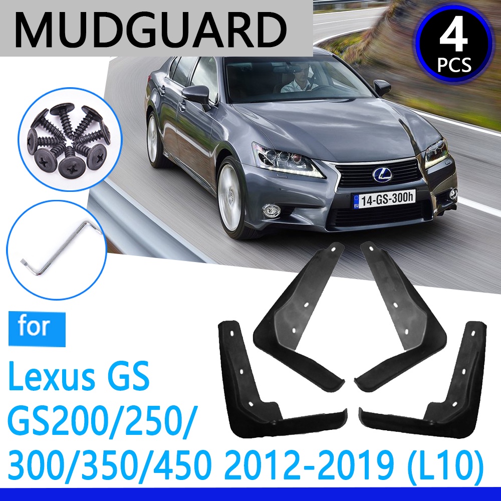 Mudguard Untuk Lexus GS GS200 GS250 GS300 GS350 GS450 L10 2012~2019 2014 Aksesoris Mobil Mudflap Fender Auto Replacement Parts