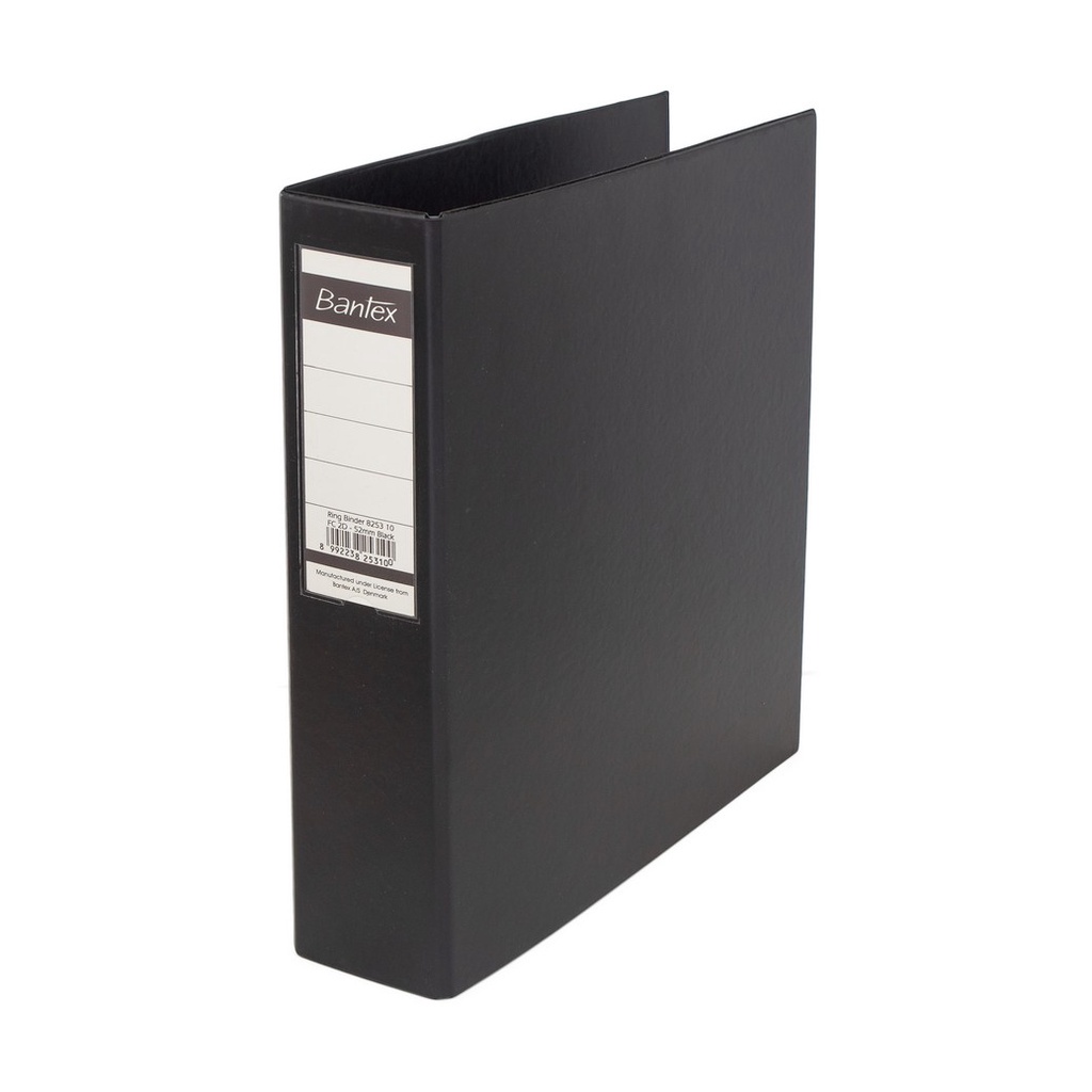 

[Artomas] Bantex Ring Binder 2 Ring D 52mm Folio Black 8253 10