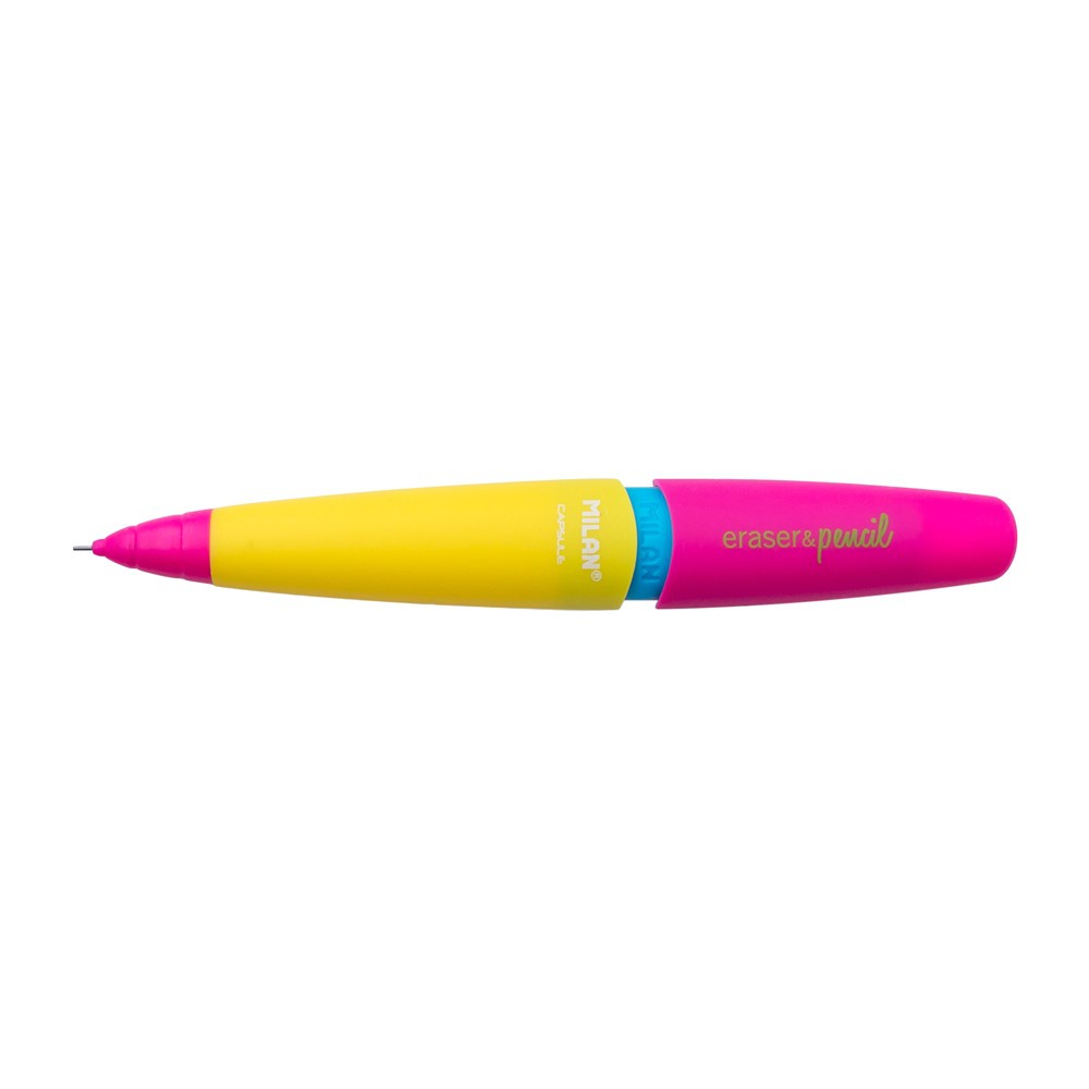 

[Artomas] Milan Mechanical Pencil with Eraser 0,7mm Capsule Mix 1850219 Pink Yellow Mix