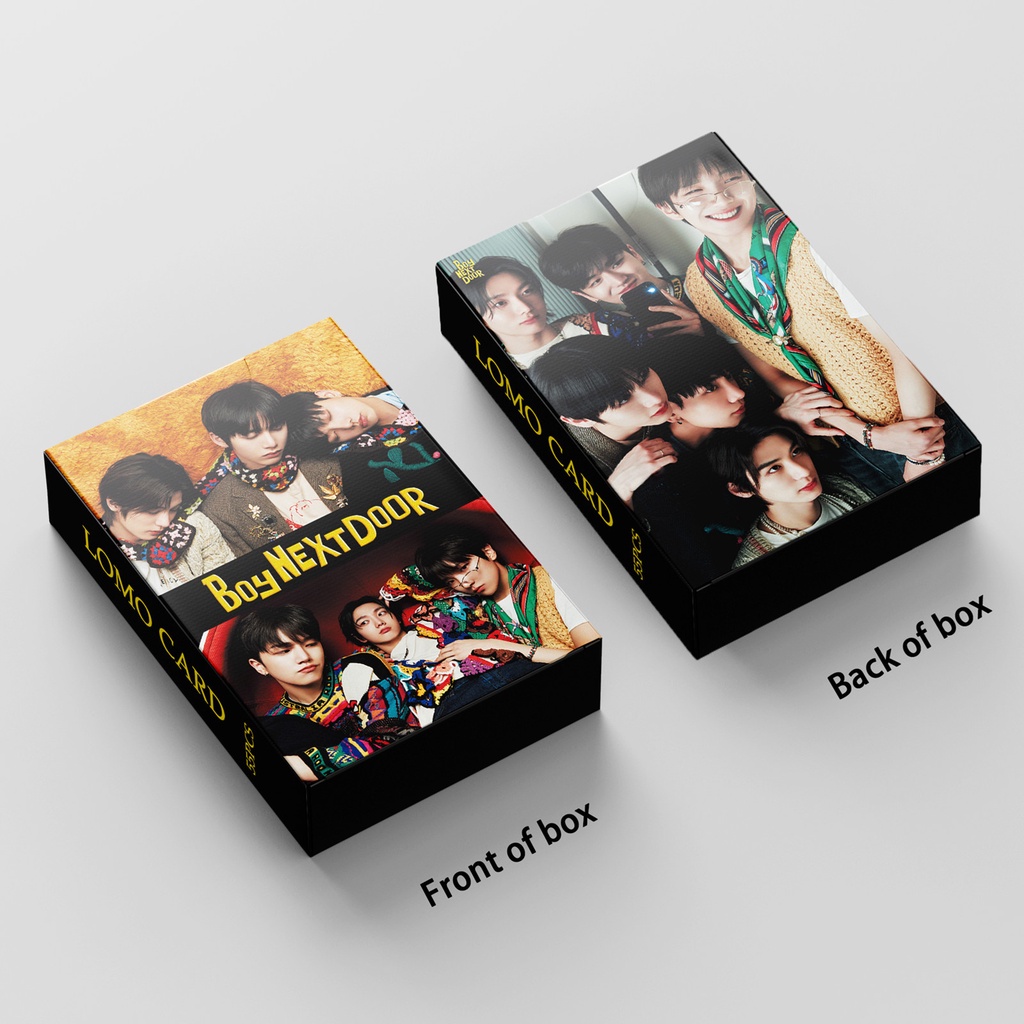 55pcs /box Cowok Sebelah WHO! Album Photocards Lomo Card BOYNEXTDOOR Kpop Postcards