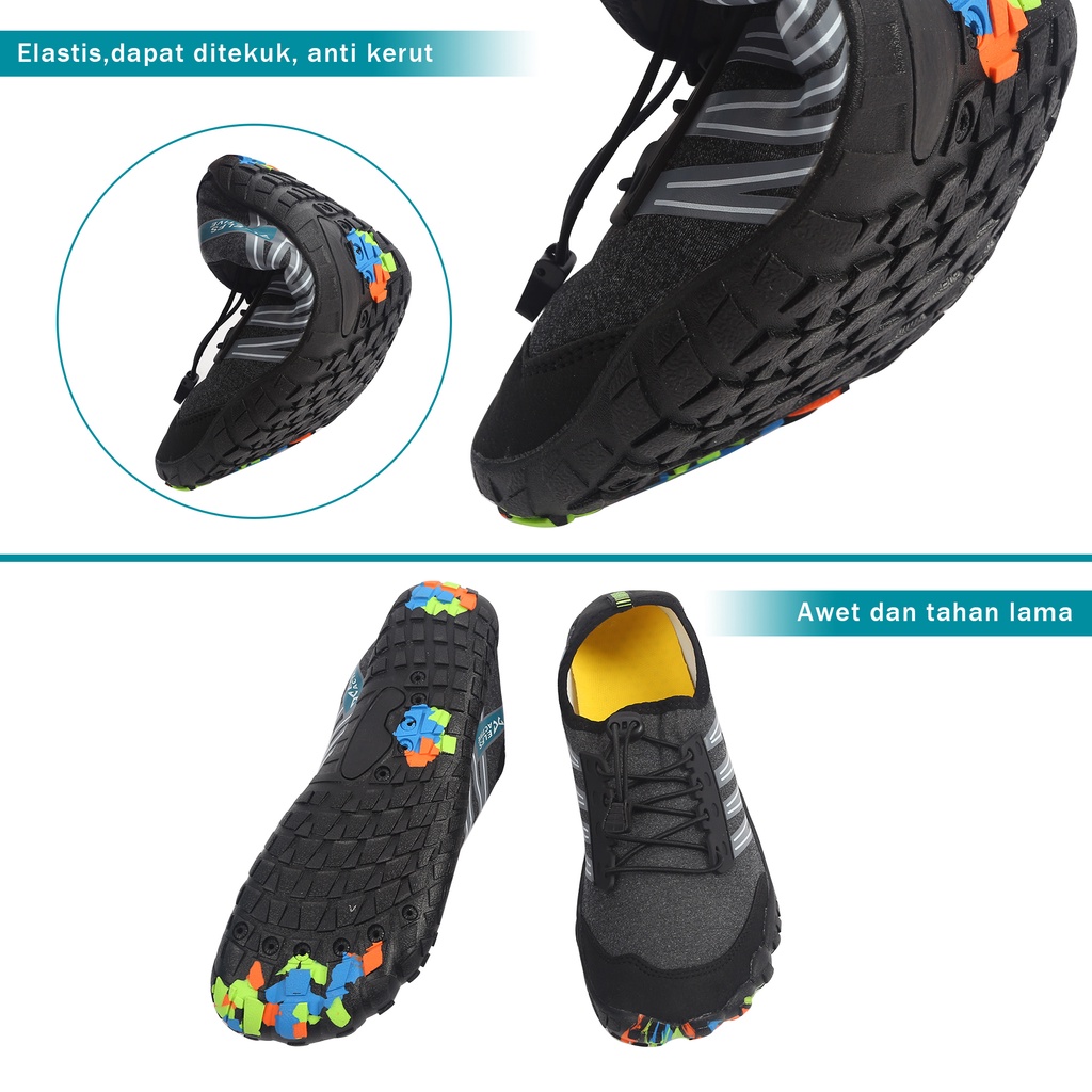 Sepatu Pantai Sandal Rafting Sendal Trekking Aqua Shoes Anti Slip