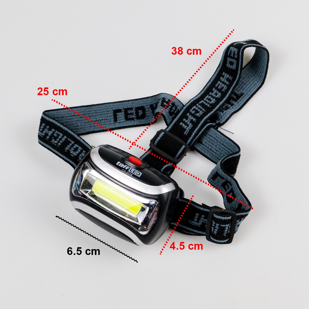 Headlamp Senter Cas Kepala LED Senter Camping Headlight Flashlight 3 Modes Waterproof - Lampu Kepala