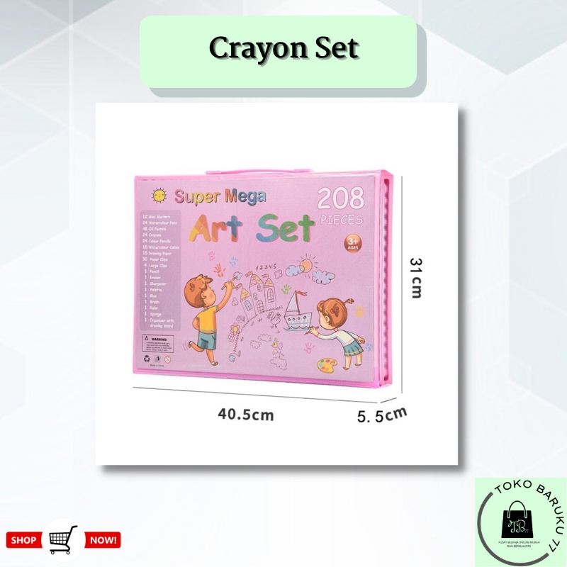 

YUH Crayon Set 2 Pcs Alat Menggambar Mewarnai Anak