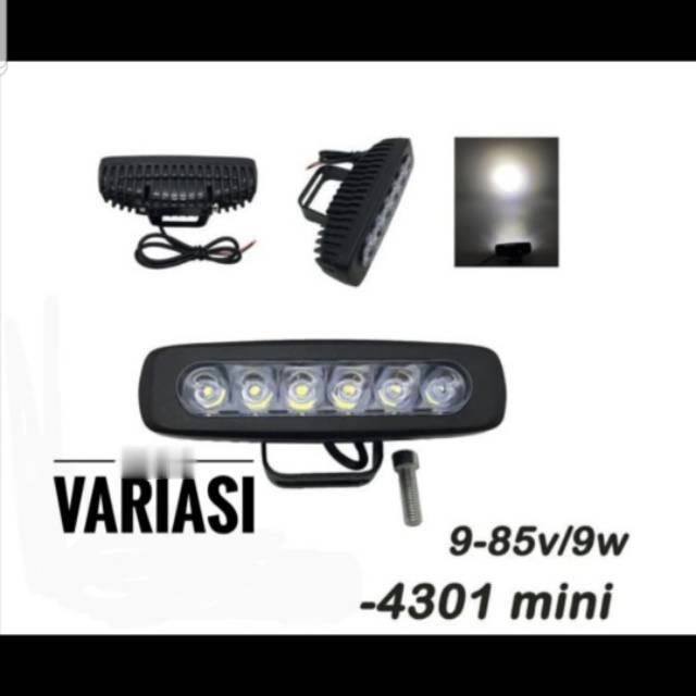 GR Lampu Tembak CWL Led Bar 6 Mata Cree Flash