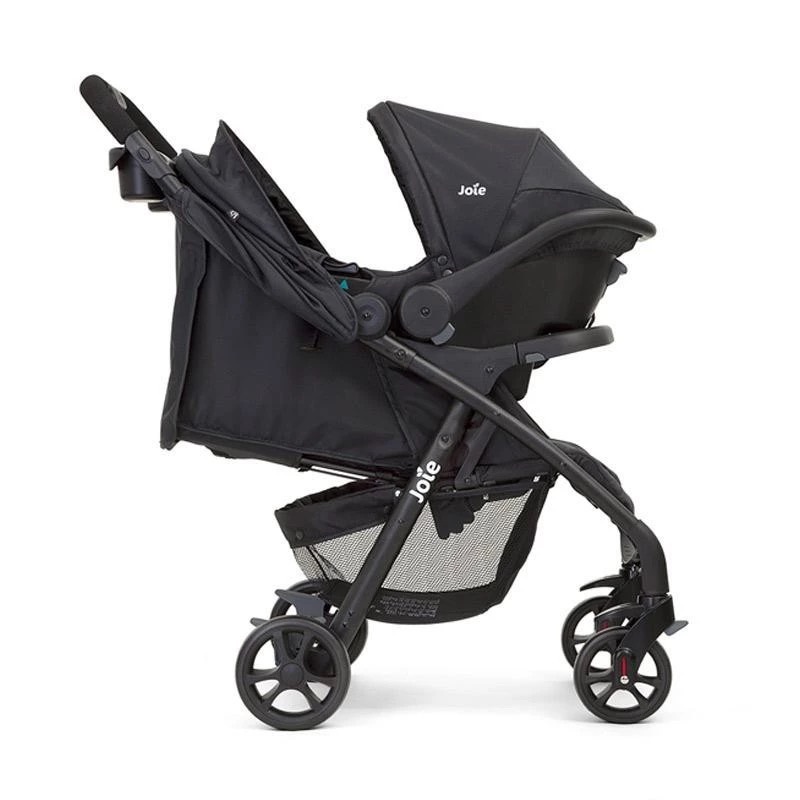 Joie Muze LX Travel System Baby Stroller COAL | Dorongan Bayi