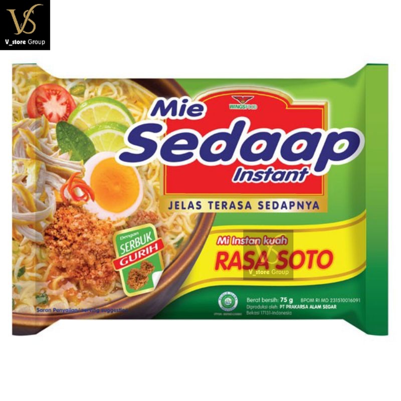 

ECERAN MIE SEDAP SOTO KUAH (TS)