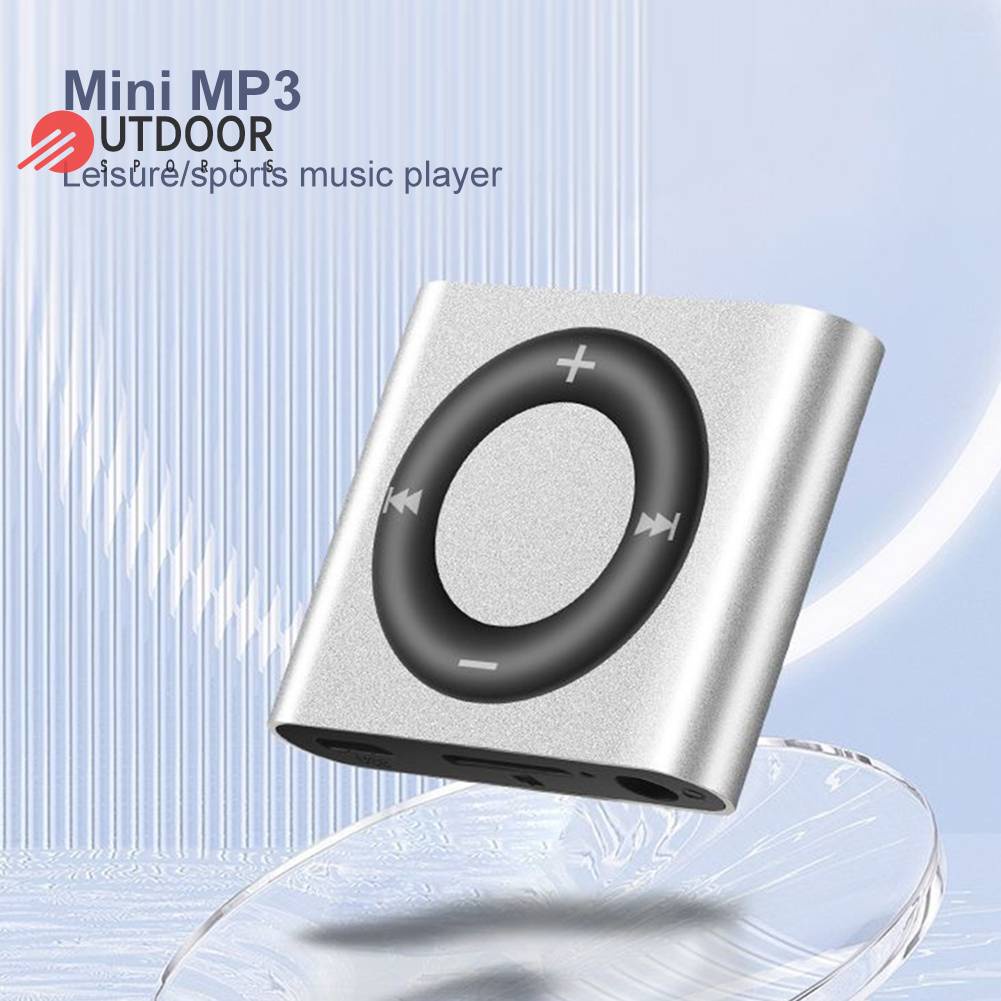 Mini Clip MP3 Player Dengan Speaker TF Card 64G Ekspanding 180mAh Musik Walkman [Losangeles Cewe