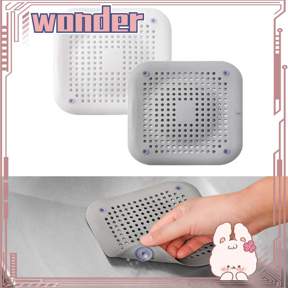 WONDER Shower Drain Cover Saringan Wastafel Bahan TPR Non-slip Berkualitas Tinggi