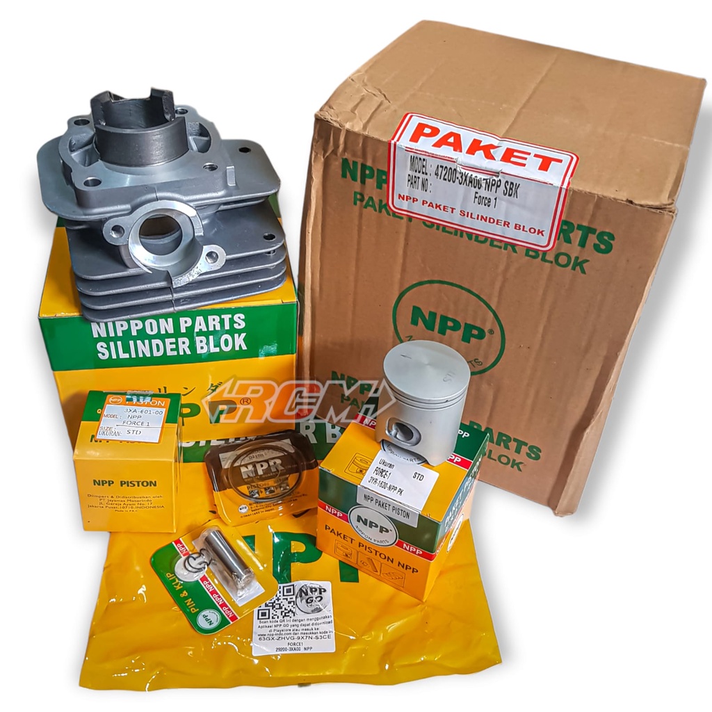47200-3XA00 SBK PAKET SILINDER CYLINDER CILINDER BORENG BORING BLOK BLOCK SET PISTON SEKER SEHER KIT FORCE 1 FIZR F1ZR FIZ-R F1Z-R ORI ORIGINAL NPP ASLI