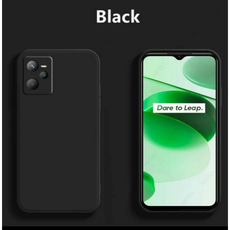 P/B- Case Hitam REALME C53 C55 C33 C35 C31 C30s C30 C25 C25s C25Y C21 C21Y C20 C17 C15 C12 C11 10 9[5G] 9i 9-Pro 9Pro+ 8 Pro 8i 8[5G] 7 7i Softcase Black Gelap Soft Premium Bagus Sofcase SLim Fit TPU Tipis Seperti Tidak Pasang Casing Belakang 4G Plus