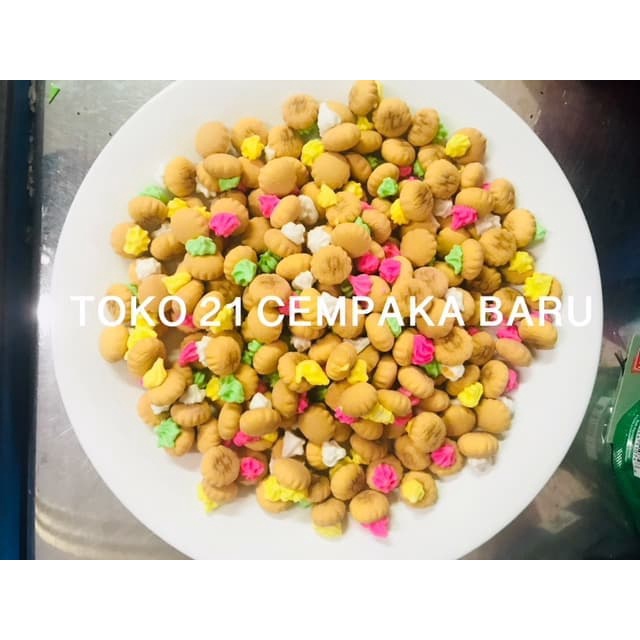

Kue Monas Jadul 250 gram | Kue Biscuits Gula GemRose Bunga Jadul Ecer 250g
