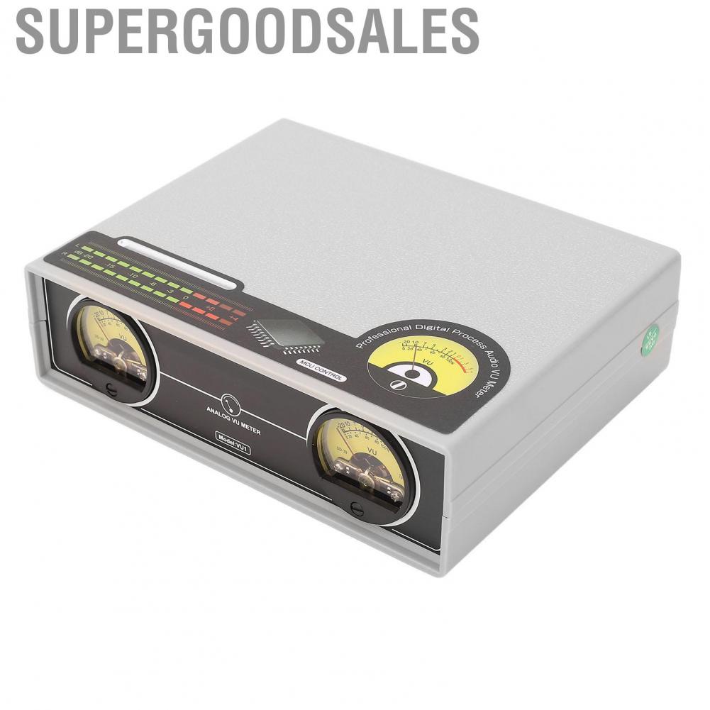 Supergoodsales Audio Switcher Box   Connection Dual Analog VU Meter Automatic Adjustment High Sensitivity for Decoration