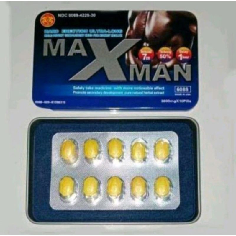 MAX MAN ASLI ORIGINAL TABLET KUNING 1000% UBAT STAMINA PRIA DEWASA KUAT OBAT PRIA TAHAN LAMA STAMINA