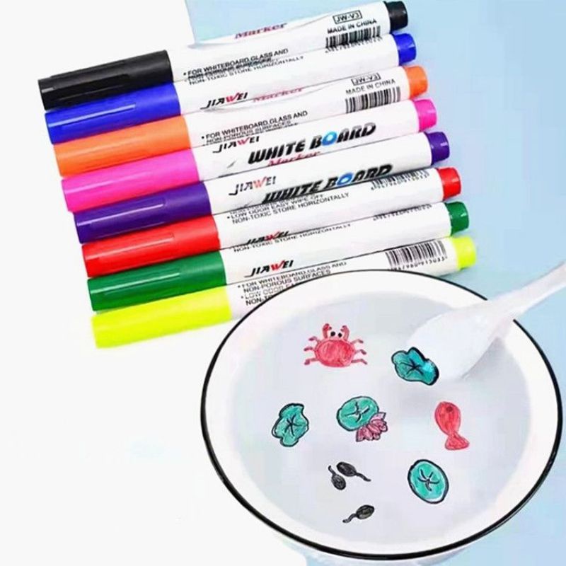 

spidol viral spidol tatto spidol mainan spidol mengapung di air spidol mainan anak spidol tato Spidol Magic/Magic marker+Sendok Ajaib Air Mengapung Spidol Ajaib Spidol Whiteboard Floating
