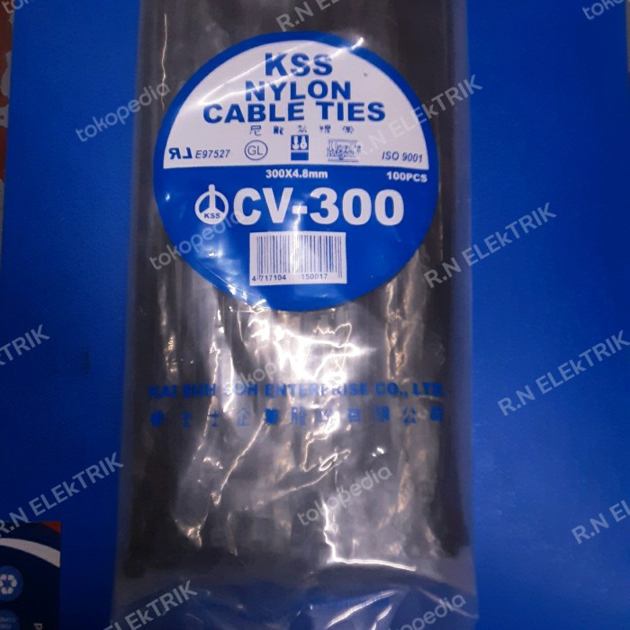 

[DD] Kabel Ties KSS CV-300 4.8 x 300 30 cm HItam