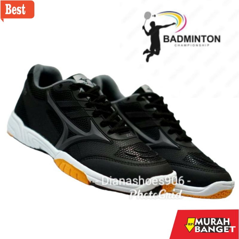Sepatu bulu tangkis terbaru- Sepatu badminton Mizuno Volly Grade ori pria terlaris