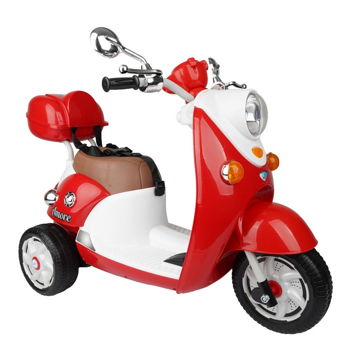 Mainan Remote Control Motor Aki Scoopy Matic PMB AMORE M338 Anak Cowo