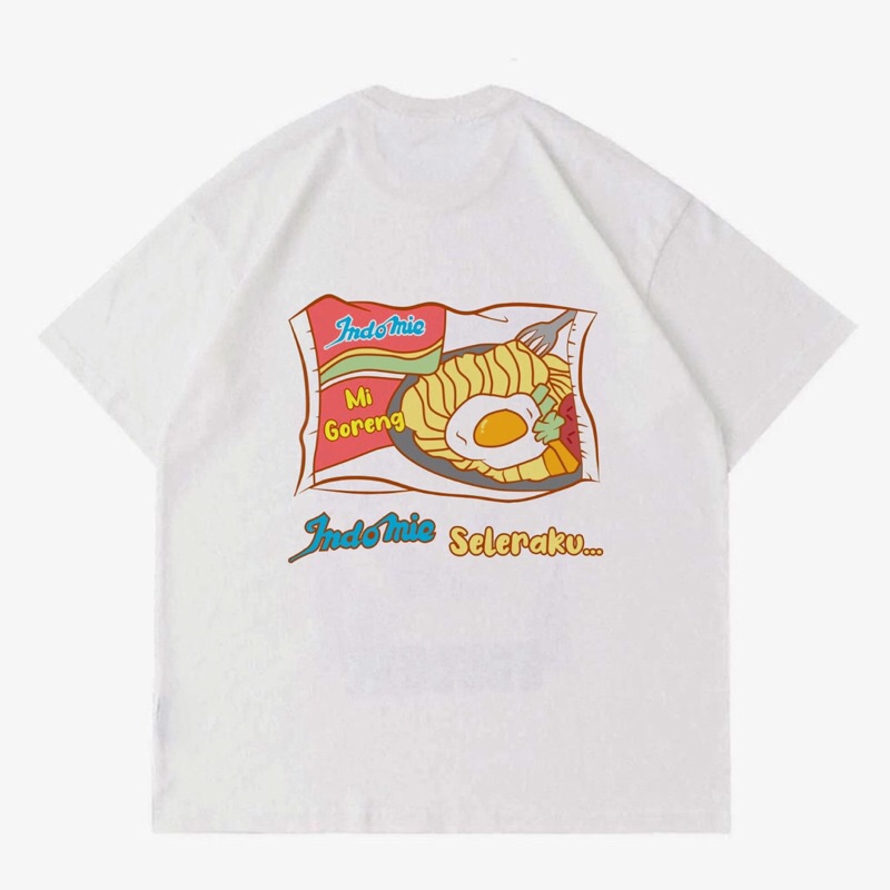 BAJU KAOS VINTAGE INDOMIE “INDOMIE GORENG” | T-SHIRT INDOMIE VINTAGE ART WORK | BAJU KAOS OVERSIZE U