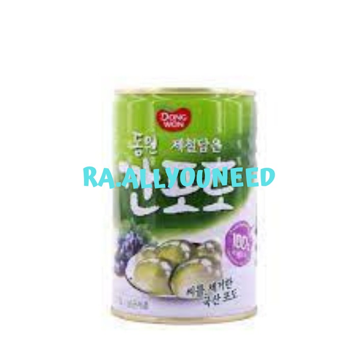 

Dongwon Peeled Grapes /Buah Anggur Kupas Dalam Larutan Gula 400gr