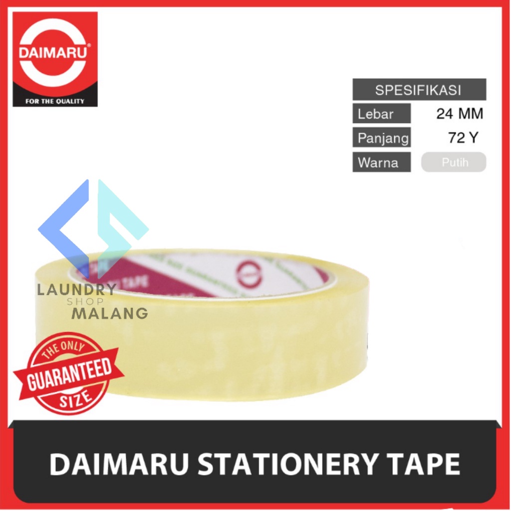 

Daimaru Stationery Tape 24mm x 72 Yard
