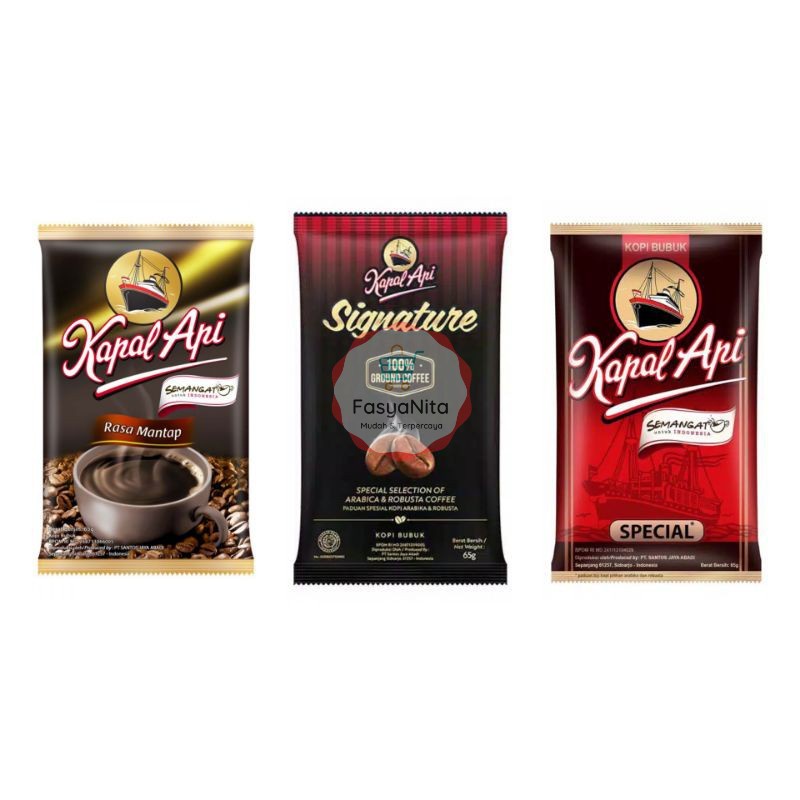 

[65GR] KOPI KAPAL API SIGNATURE, SPESIAL, MANTAP 65 GRAM