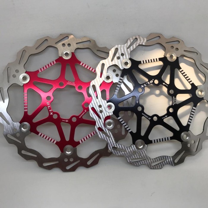 Rotor Sepeda XLR8 6 bolt with Heatsink Ukuran 160 / 180