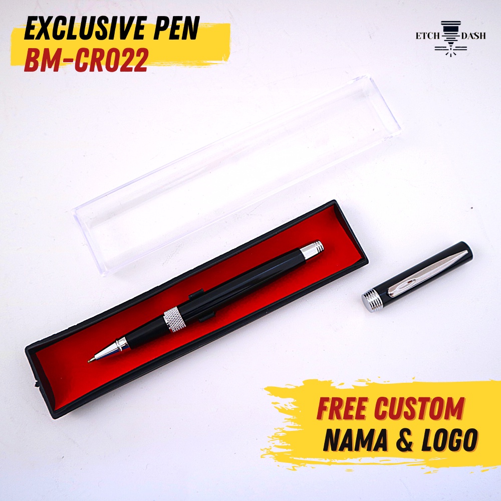 

Pulpen Free Custom Bahan Metal | Souvernir Merchandise - Exclusive Pen BM-CR022